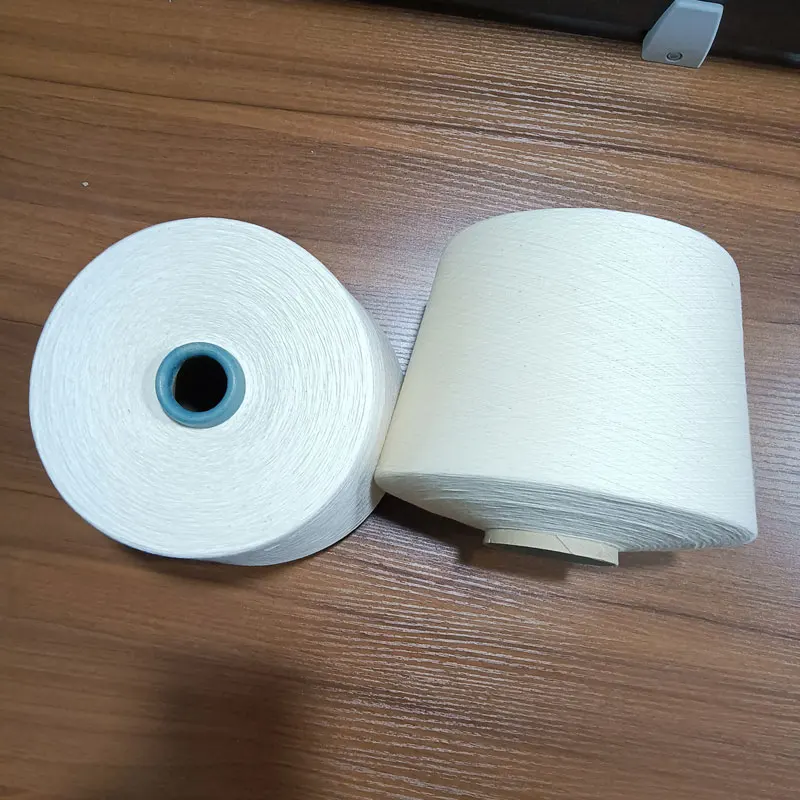 Good Price Raw White 100% Cotton Yarn Compact Combed Pure For Weaving knitting