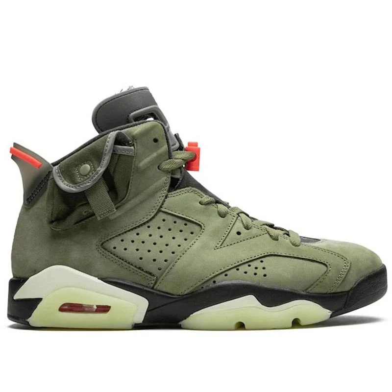 
High Quality Men Basketball Shoes brand AJ6 Retro 6 Travis Scotts Sports Shoes Mens Trainer Sport Sneaker 
