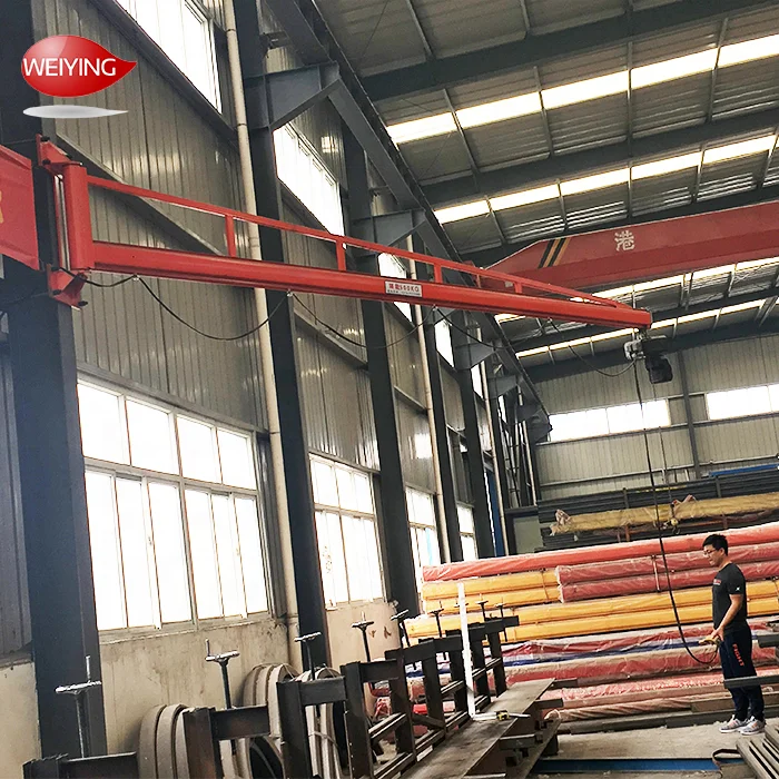 High Quality 500 kg 1 Ton 2 Ton 3 Ton Electric Lifting Equipment Arm 4m 5m Wall Jib Crane Cantilever Crane
