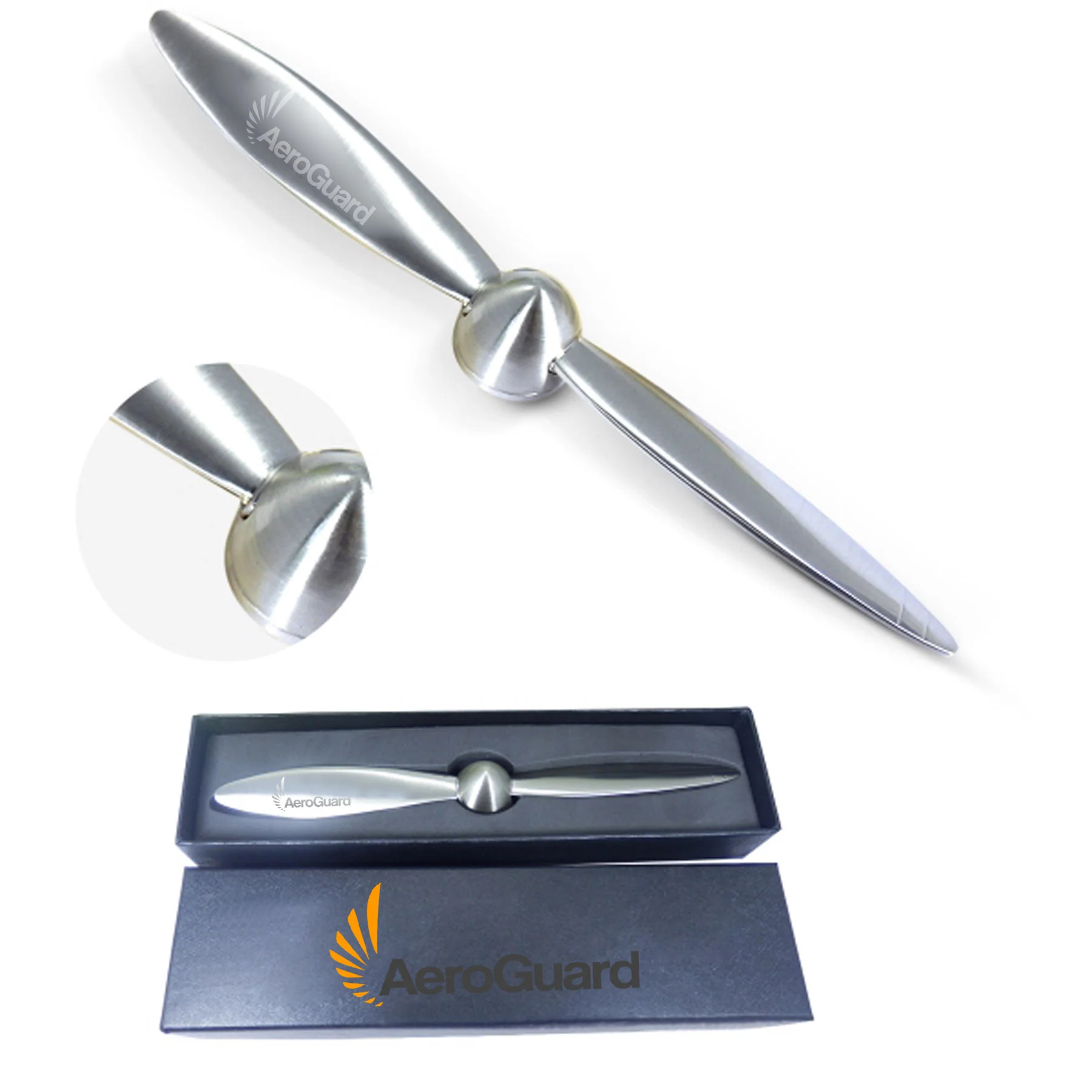 Custom Propeller Metal Letter Opener Envelope Cutter for Airline Premium Gift from China supplier wholesale