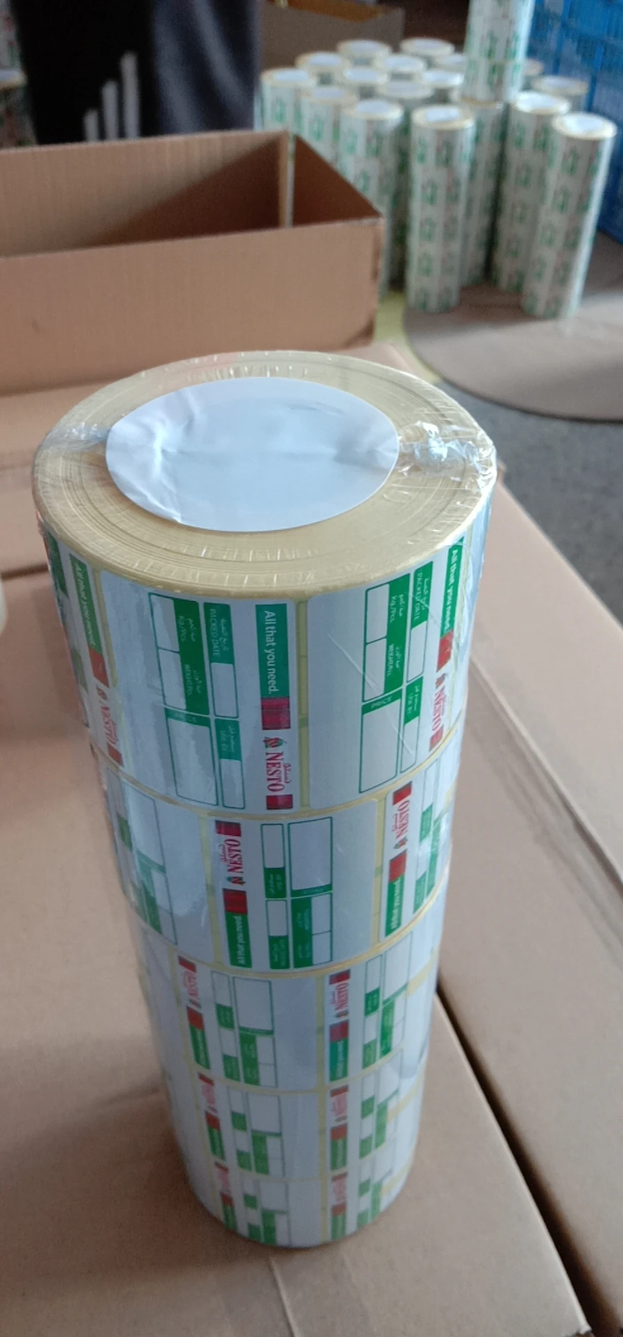 Thermal sticker Self Adhesive Label 60x40mm 58x38mm 38x25mm 50x25mm