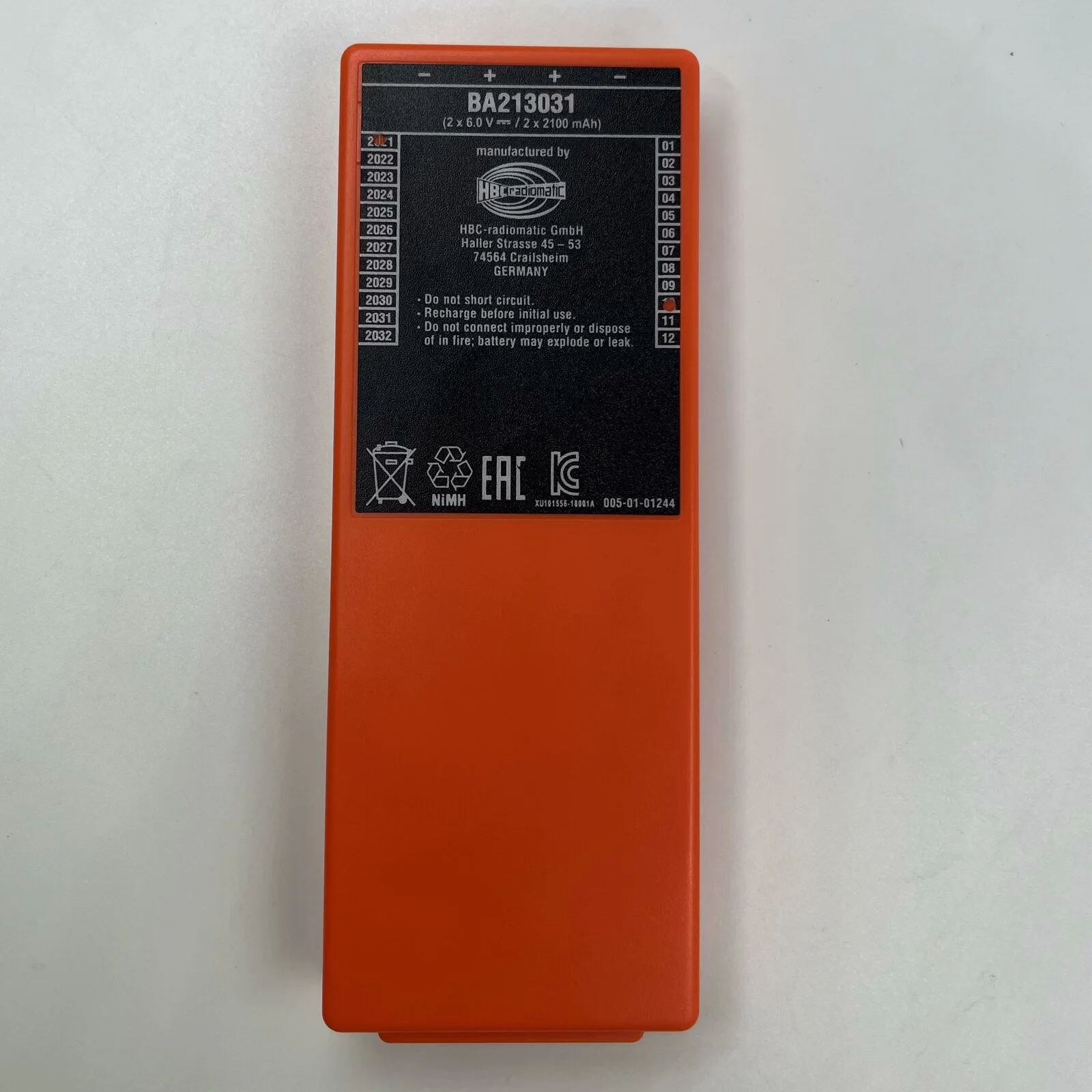 HBC remote control battery BA213030 BA213031 BA pump truck Zhonglian shield machine assembly machine battery