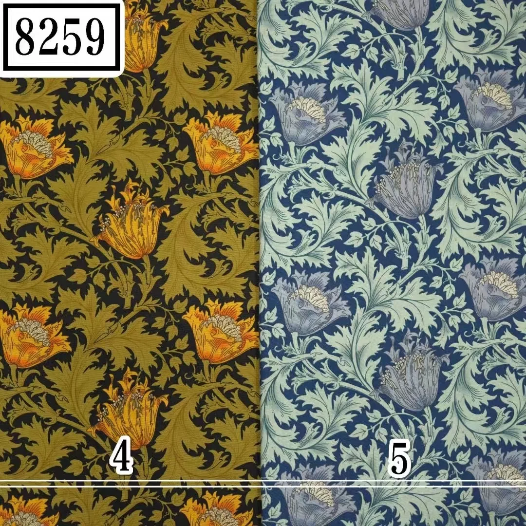 cotton poplin slub yarn sunflower cotton prints fabric for kids women dress floral printing