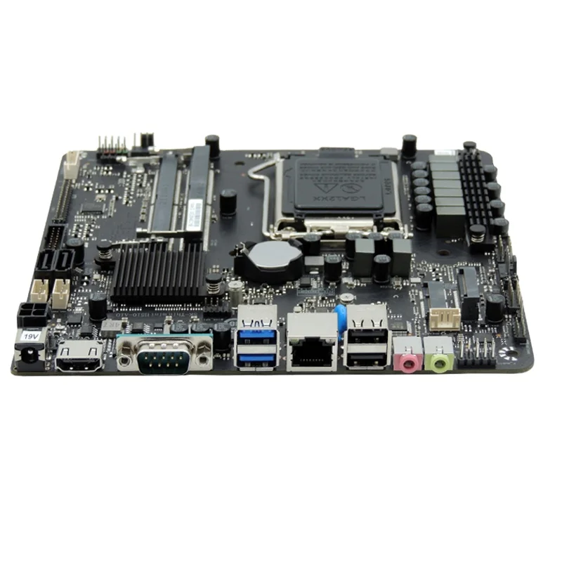 New H510 MINI itx motherboard LGA 1200 Core i3 i5 i7 10/11 generation mini host all-in-one computer 17*17cm 19VDC