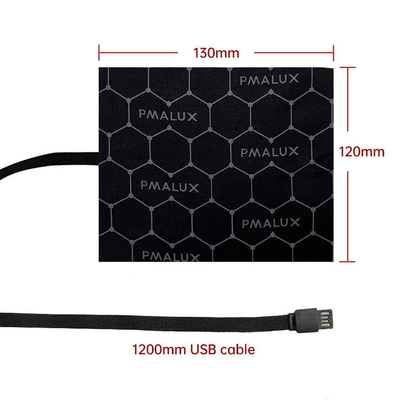 Usb Battery Electric Warming Heating Pads 12v/7.4v/5v NTC Switch Graphene Heating films For Jacket Vest