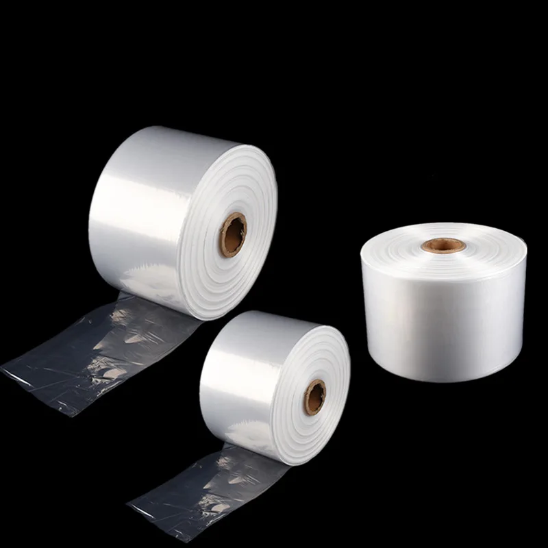 HDPE LDPE прозрачные пластиковые полиэтиленовые трубчатые рулоны упаковочные пакеты в рулоне