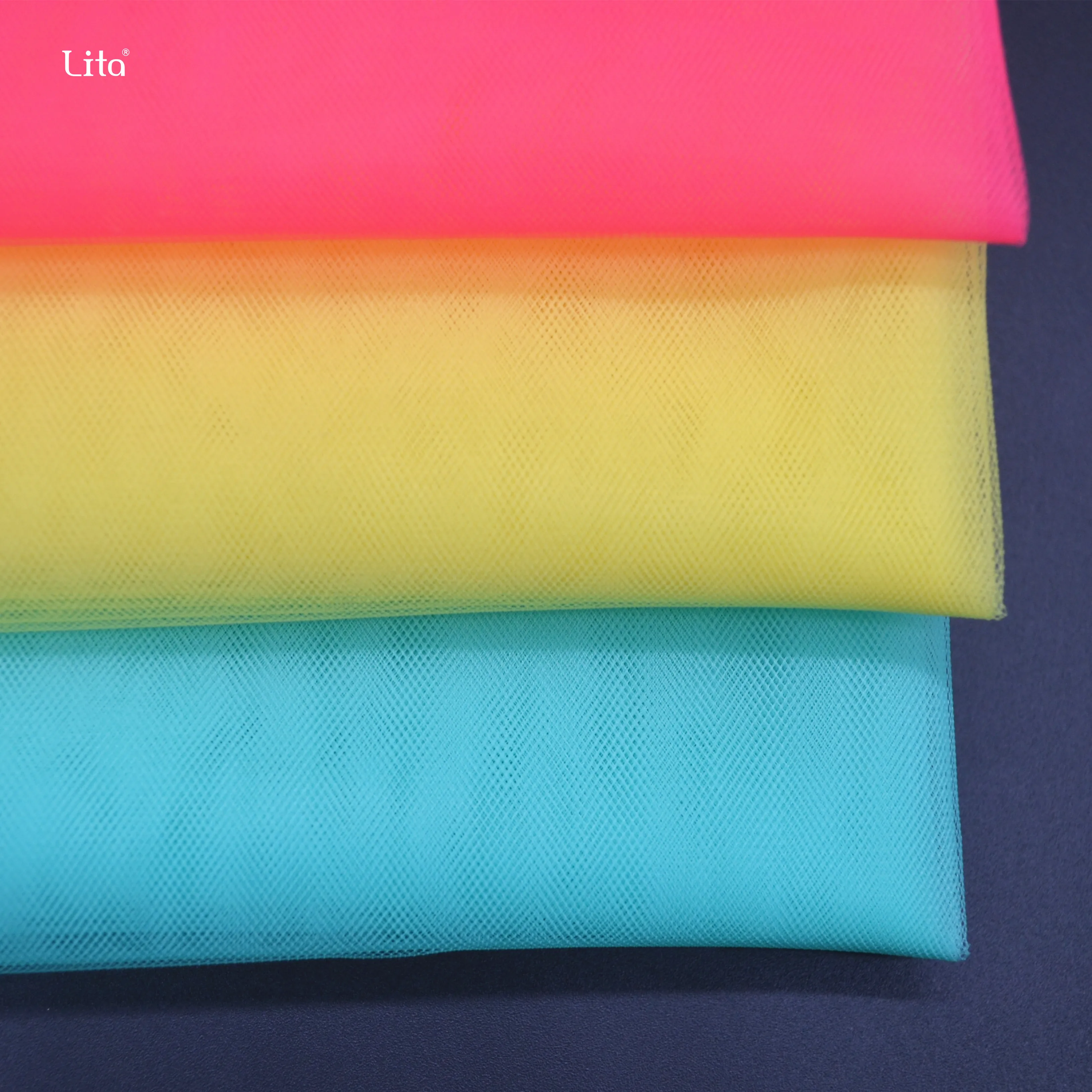 100% Polyester Cheap Mosquito Net Women Dress Material Fabric Shoe Fabric Material