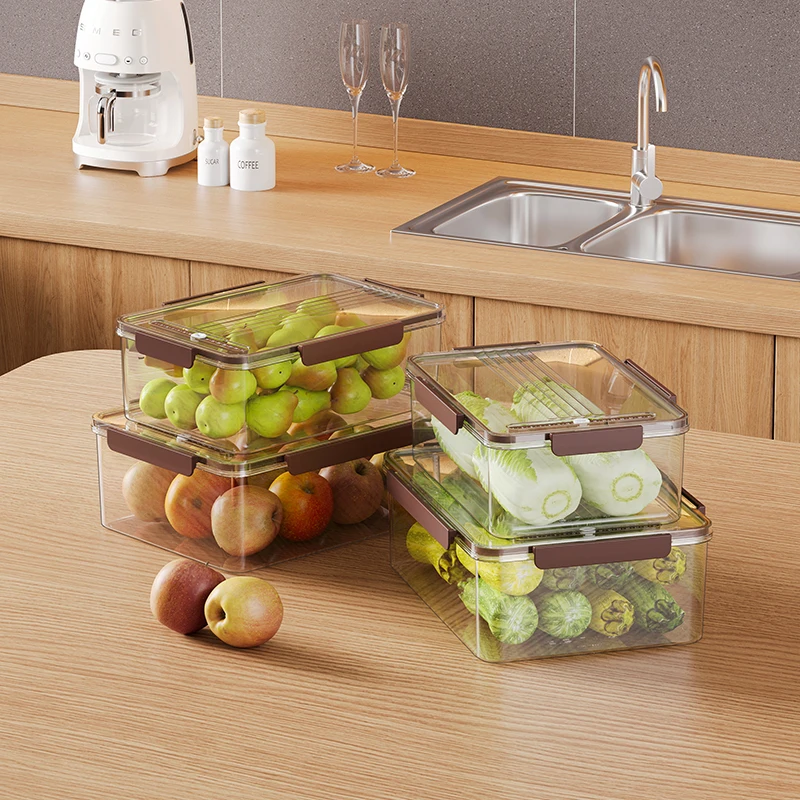 Refrigerator Food Fruit Vegetable Container Organizers And Storage Organizer Containers For Fridge