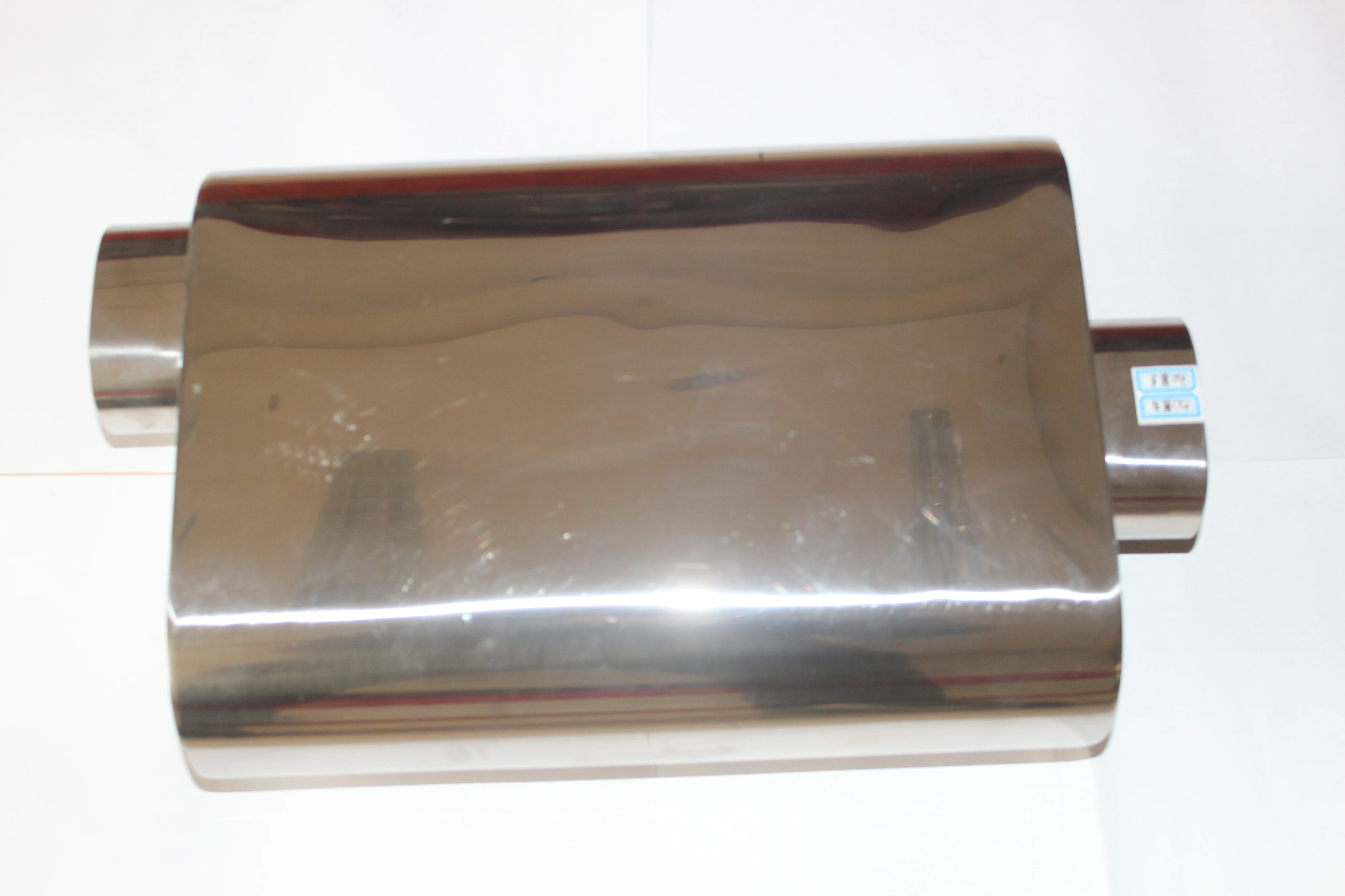 EGO  Quality Supplier Customized Performance Popular Stainless Steel Sport Racing Oval Car Exhaust Muffler Silencer