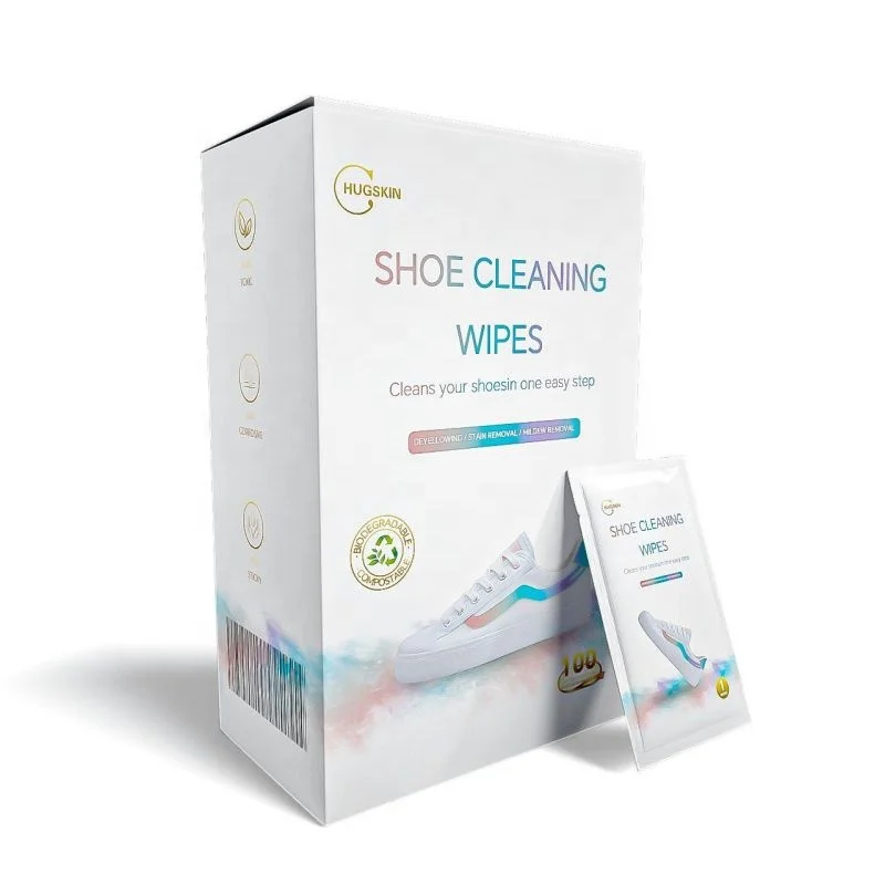 OEM ODM 30 pcs Portable Leather Cleaning Shoes Cleaning Wipes Tissue Wet Individual Wipes for Sneaker