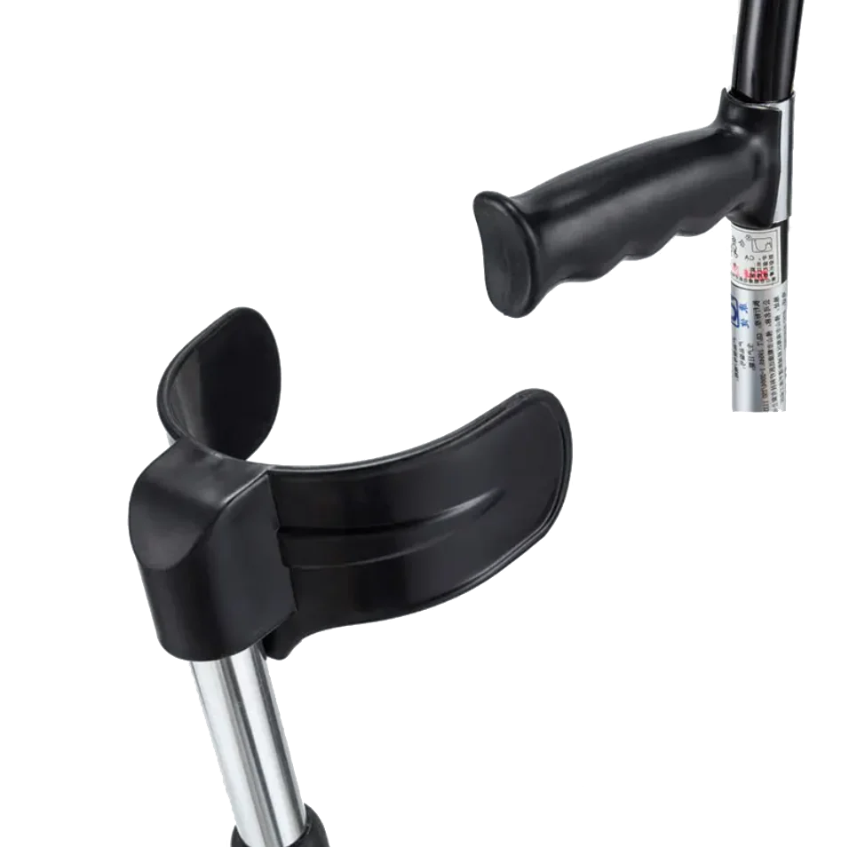 BN-919B918E High quality aluminum PVC mountain Adjustable length medical elbow climbing walking stick for the elderly