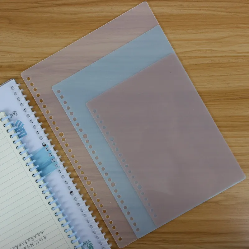 A4 B5 A5 Matte Hard 0.5MM Plastic Polypropylene Sheet Loose-leaf Book Binding Notebook Covers PP Sheet