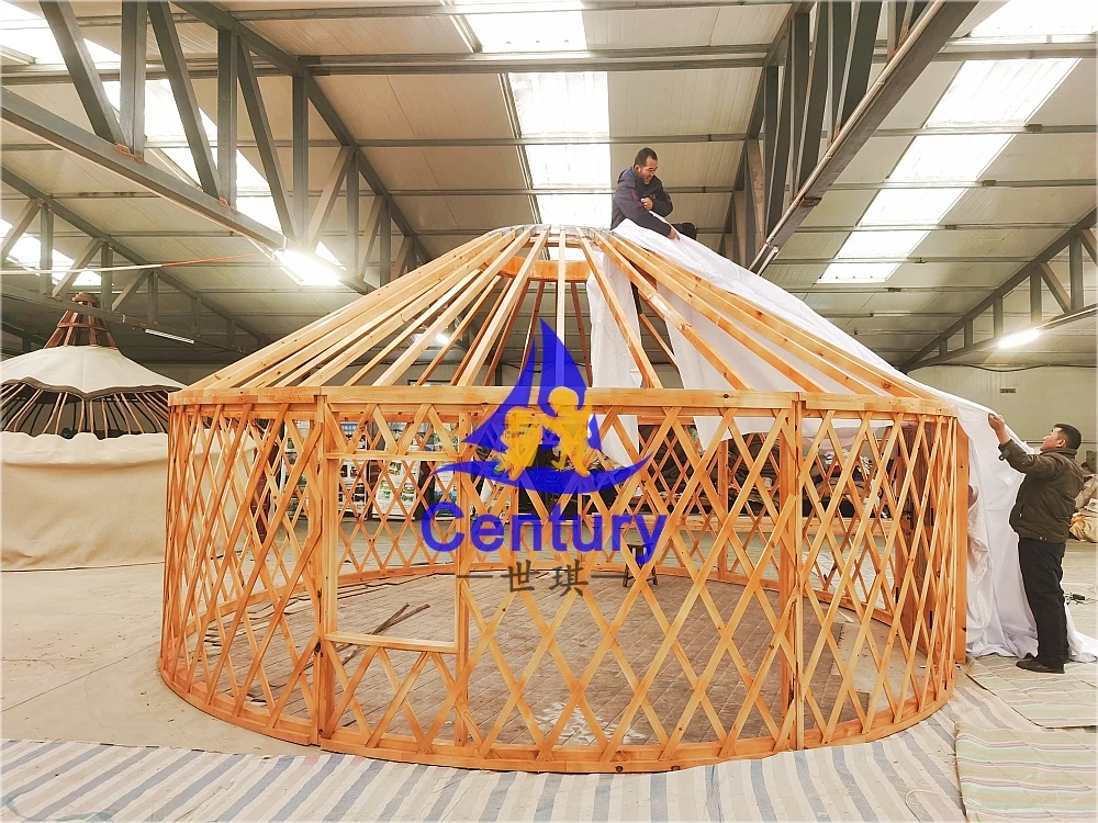 High Quality 4 Seasons Dome Tent Mongolian Yurts