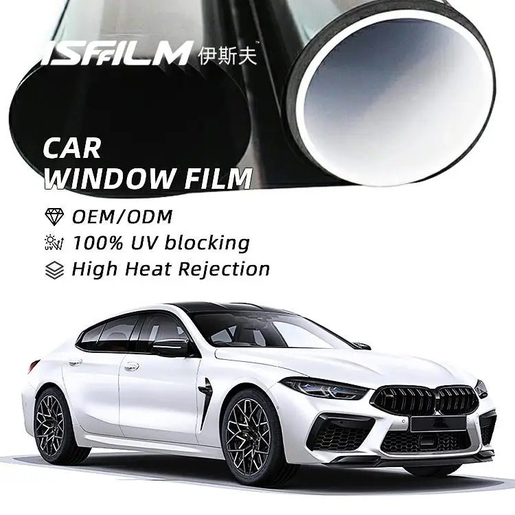 High Heat Resistant Supplier automotive anti-glare protection Car Glass Solar Nano Ceramic Tint Window Films