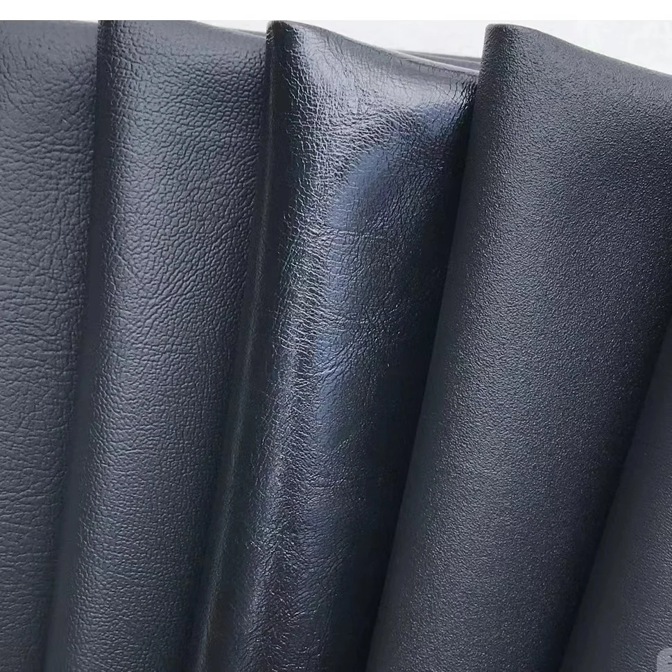 Faux Leather Sheet Litchi Grain Pattern PVC Bags Clothing Furniture Car Decoration Upholstery Leather Car Seats China Embossed