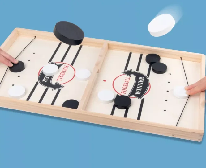 Foosball Winner Games Table Hockey Game Catapult Chess Parent-child Interactive Toy Fast Sling Puck Board Game Toys
