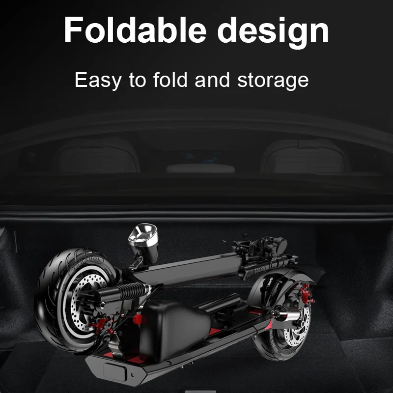 Free Shipping LEHUA R8 Adult E-Scooter with 500W Motor Max Speed up to 40km/h Electric Scooter
