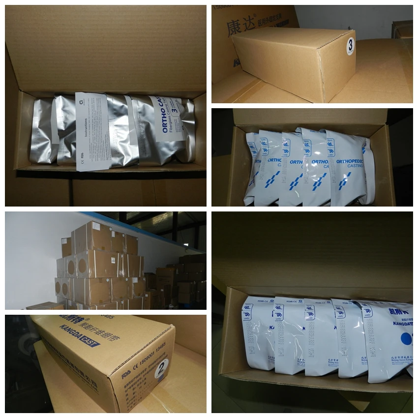 Free Sample Surgical Hospital Consumables Comfortable Fracture Immobilization Fiberglass Cast Bandage