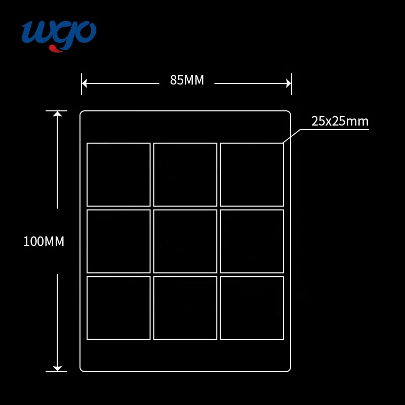 WGO Factory Direct Supply Restickable Adhesive Dots Removable Glue Dots Traceless Double Sides Glue Tape Stickers