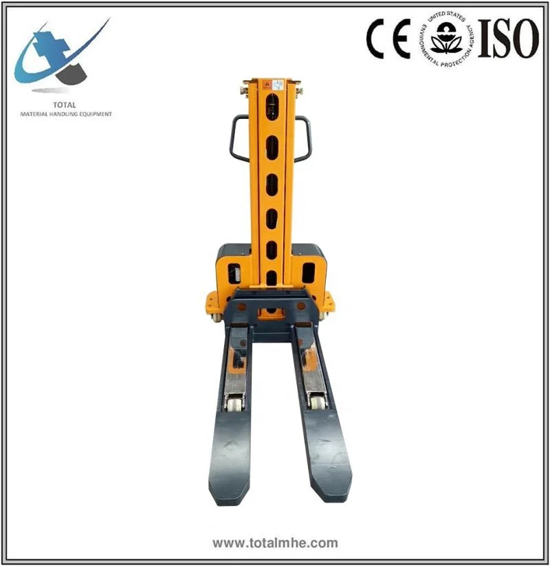 500kg self loading semi electric lifting stacker