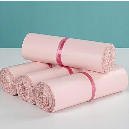 New Design wholesale high quality custom logo plastic pink padded custom mailers mailing bags poly mailers packaging for clothin