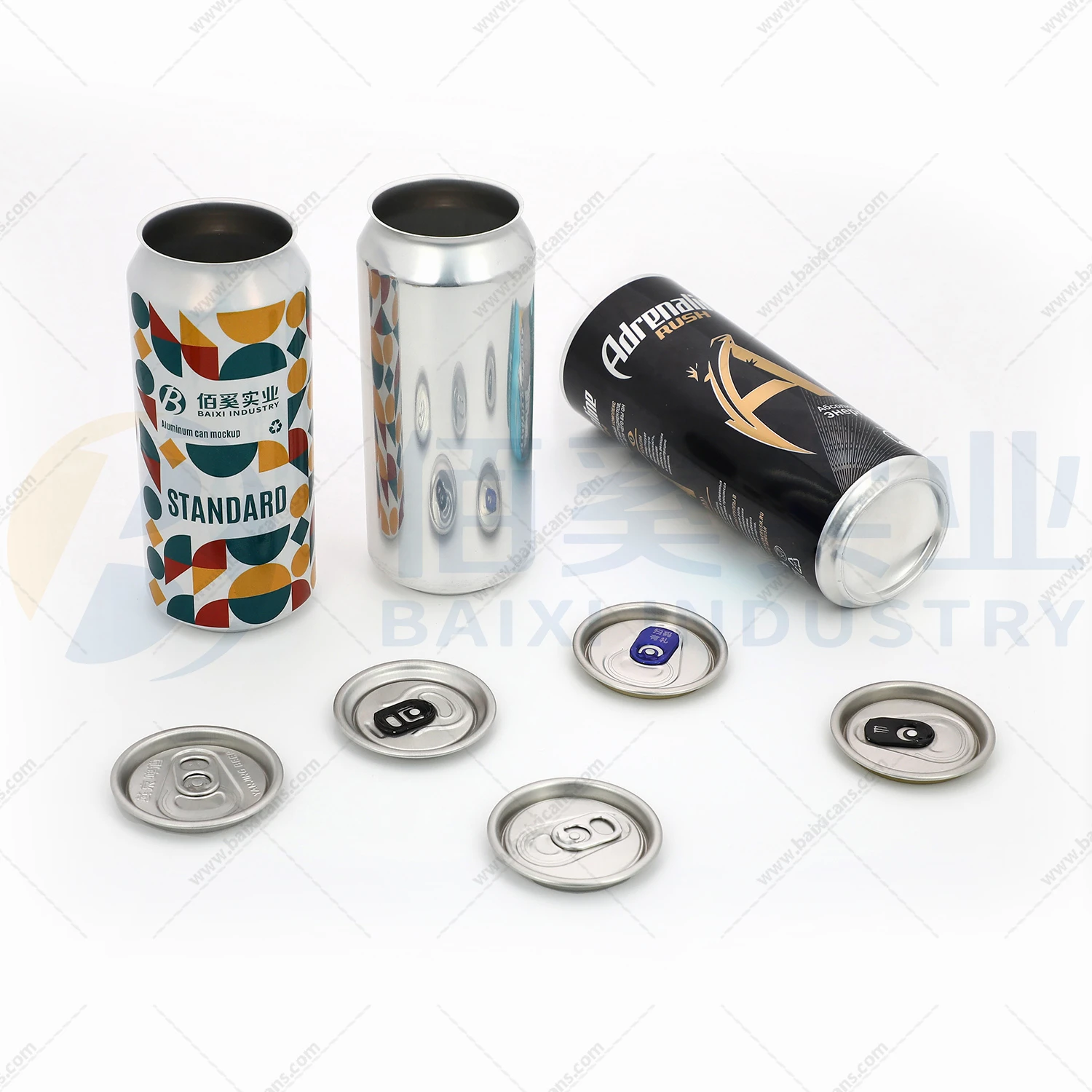 Customized wholesale metal beverage cans for beer drink cola cans soda water wine aluminum cans