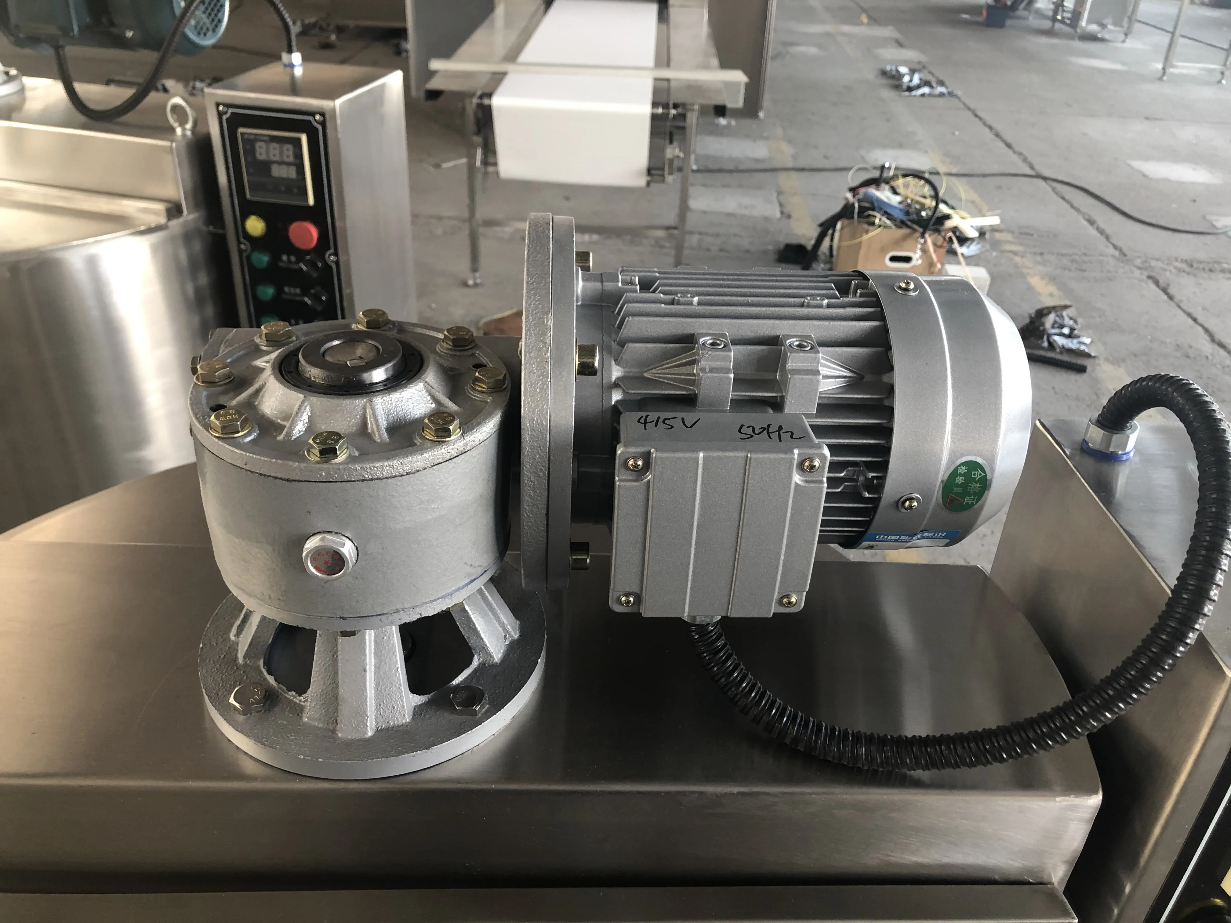 Stainless steel electrical heating mixing agitator storage holding chocolate melting tank