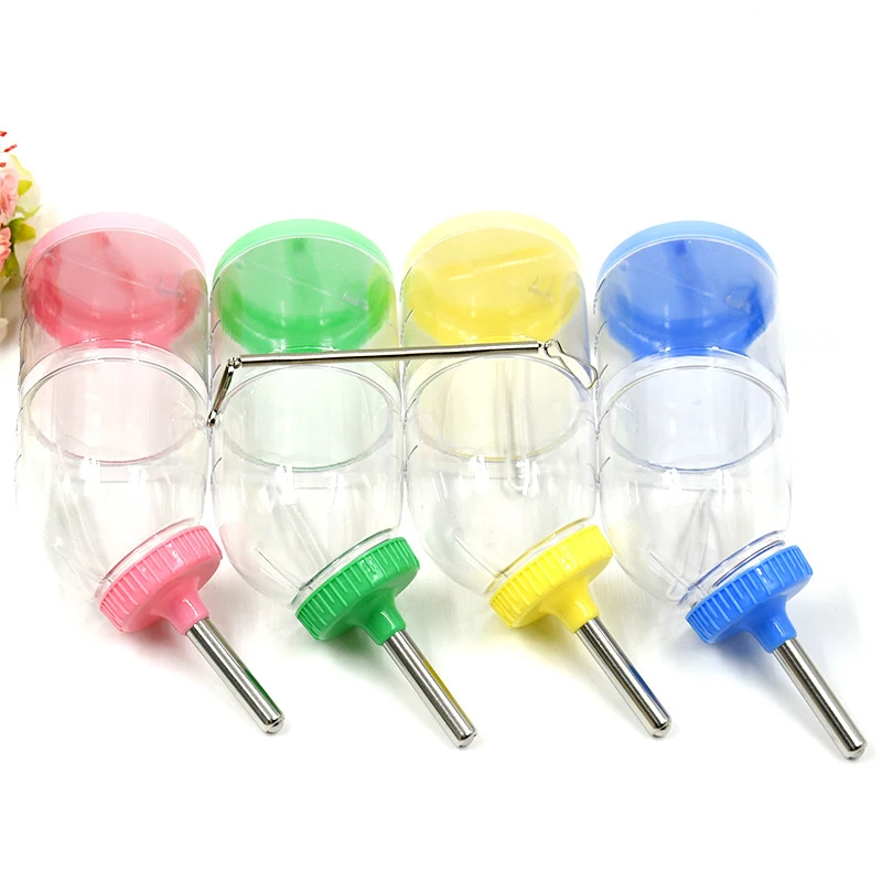 Wholesale 500ML Pet water bottle feeder drinker for dog bird rabbit cage