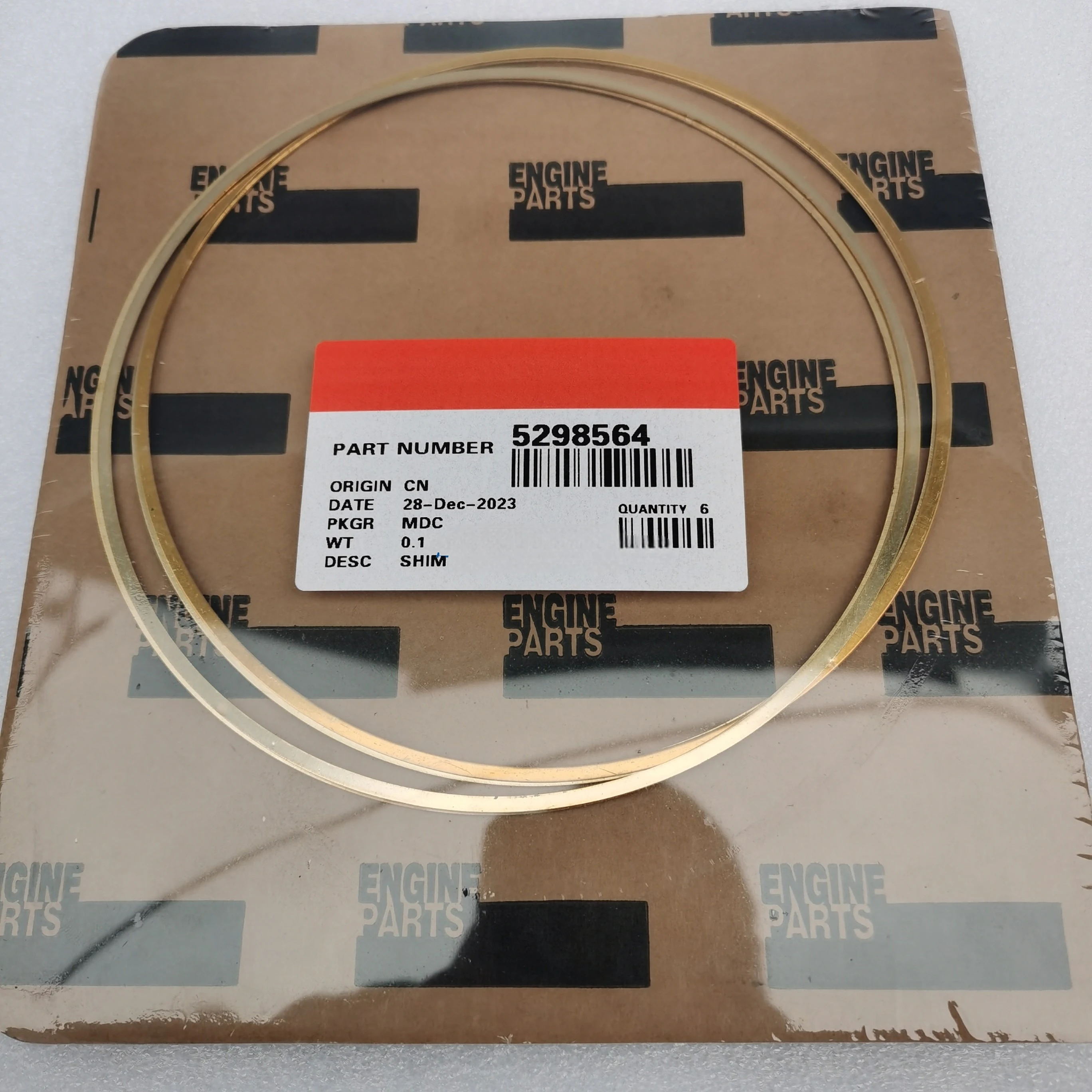 X15 ISX15 QSX15 Diesel Engine Parts Liner Shim 2892403 5298564 5298565
