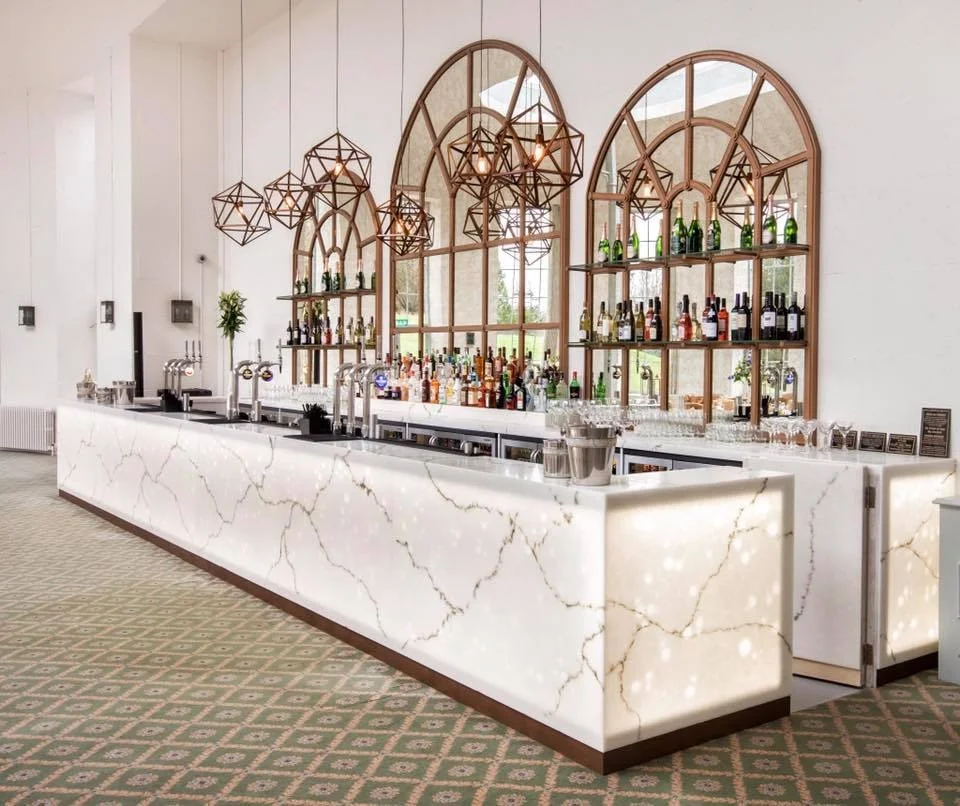 transparent faux alabaster marble stone panel