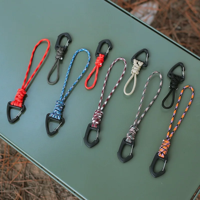 Outdoor Key Hanging Rope Anti Lost Wrist Hook Camping Multifunctional Hanging Buckle