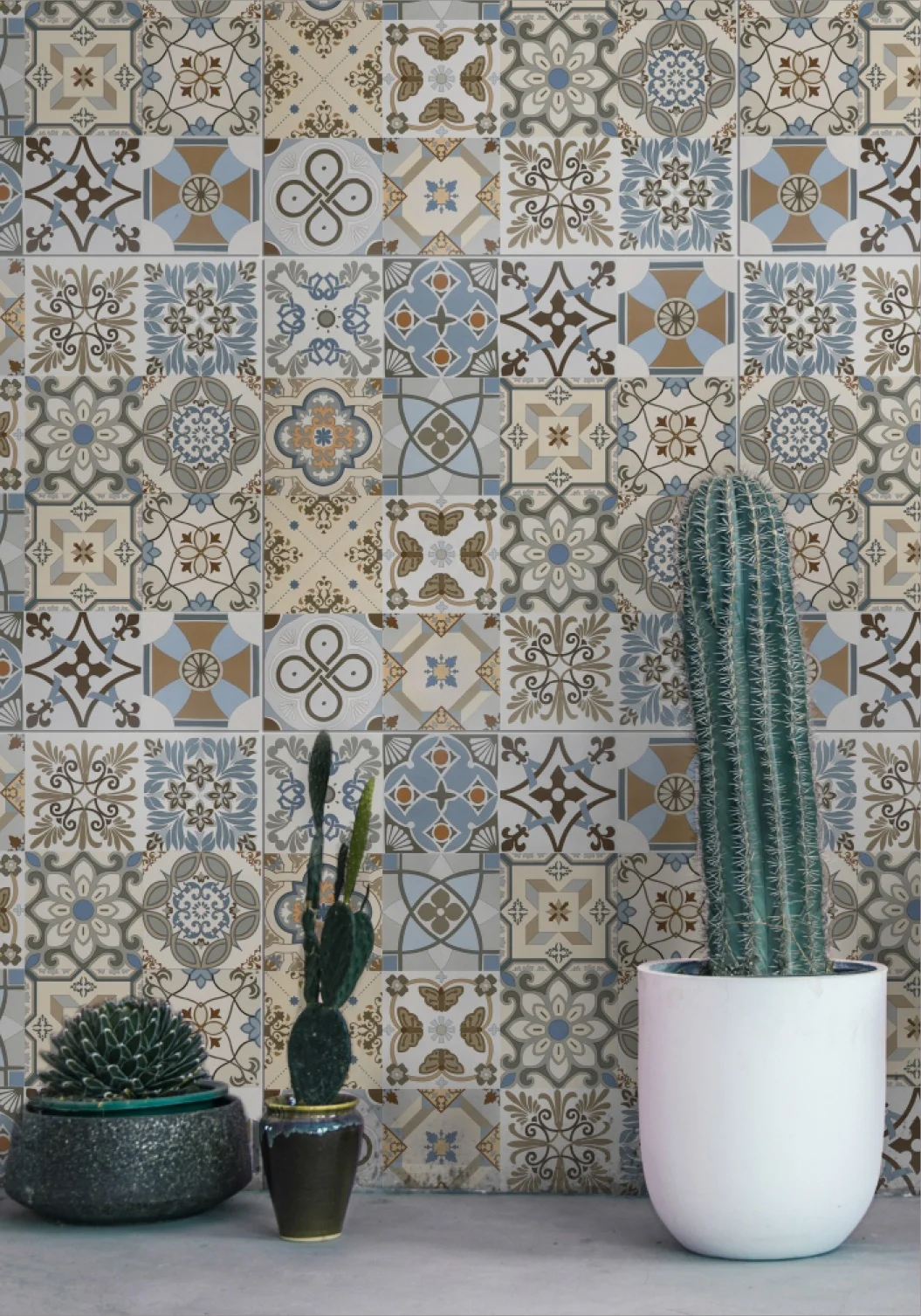 Porcelain Moroccan Floor Tiles Mosaic