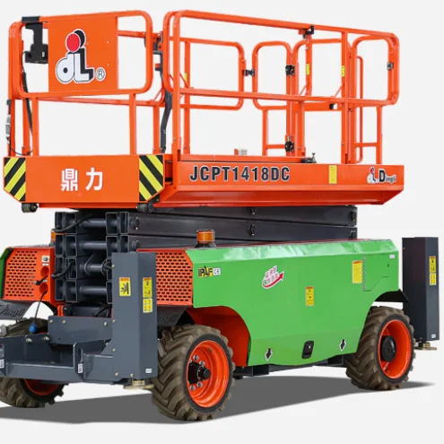 JCPT1418RT Dingli самоходные ножничные подъемники для автомобильного подъемника с воздушной платформой 14 м гидравлические