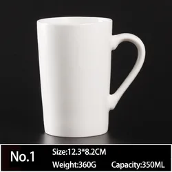 Wholesale creative gifts cheap printed sublimation porcelain ceramic coffee cup mug