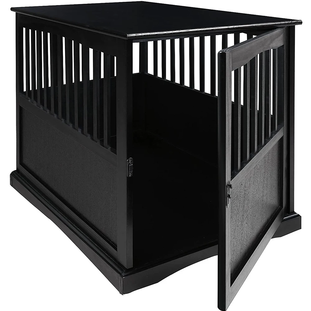 Custom Pet Wooden Furniture Eco-friend Pine Cat Kennel Bed Dog Wood House