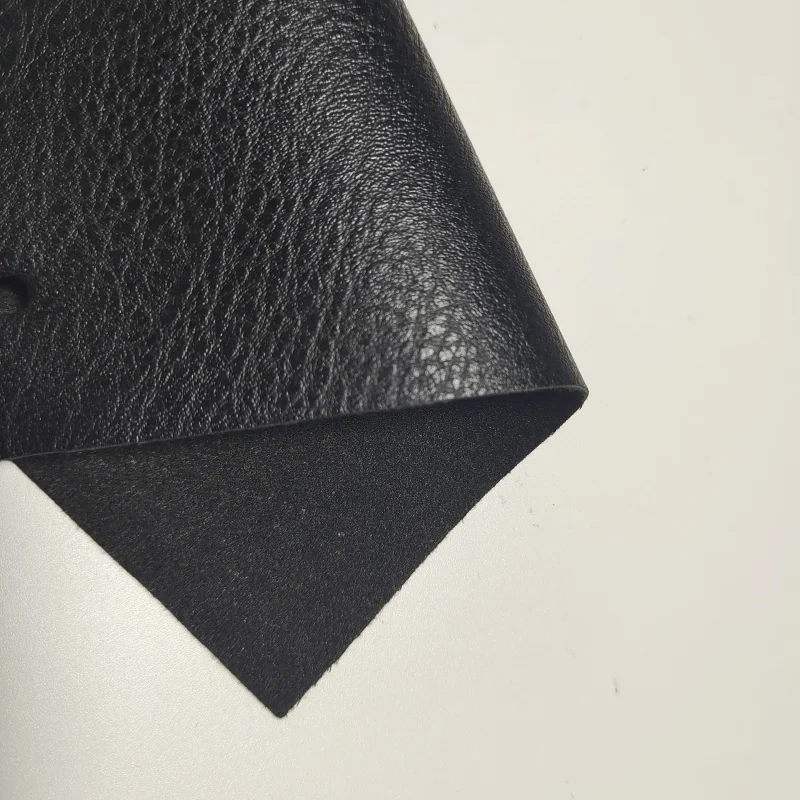 blackSynthetic Leather Car Seat Cover Ultra-Fine Fiber Polyurethane Stretchable for Sofa Bag Outdoor Furniture