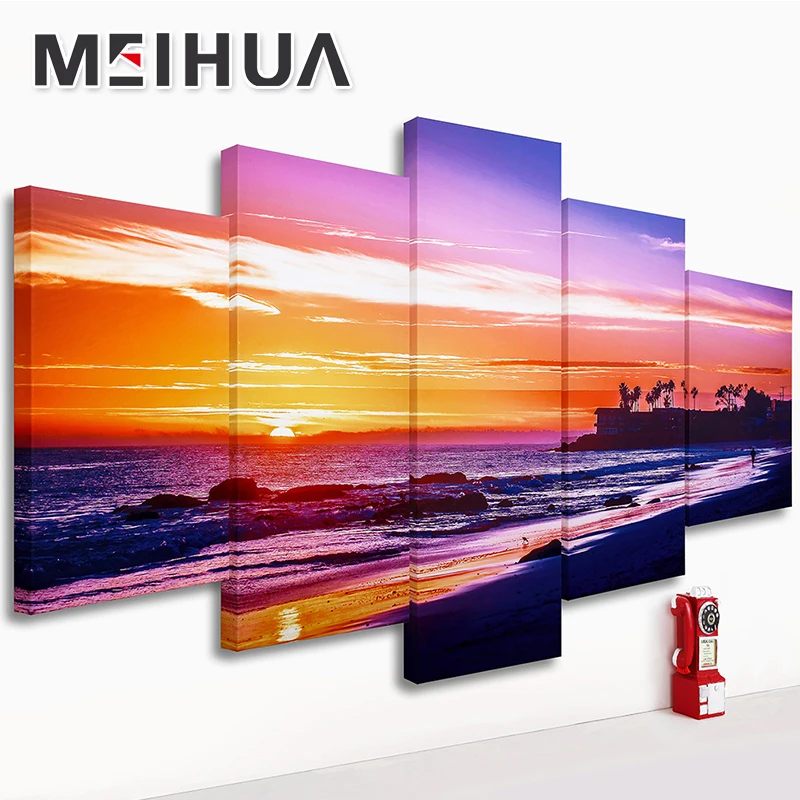 Simple design modern bedroom decoration art supplies canvas painting panels