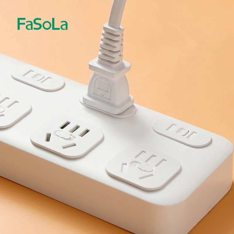 FaSoLa 6PCS Power Gear Outlet Covers Baby Proofing Child Proof Plug Covers for Electrical Outlets Safety Plug Protector