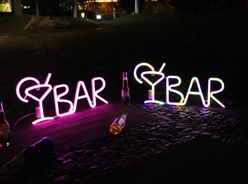  Неоновая светодиодная буквенная вывеска с питанием от USB или аккумулятора светодиодное освещение для бара украшение дома ресторана