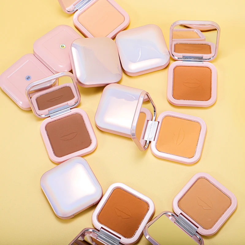 Your Own Brand Contour Palette 12 Color Face Setting Pressed Powder For Dark Skin