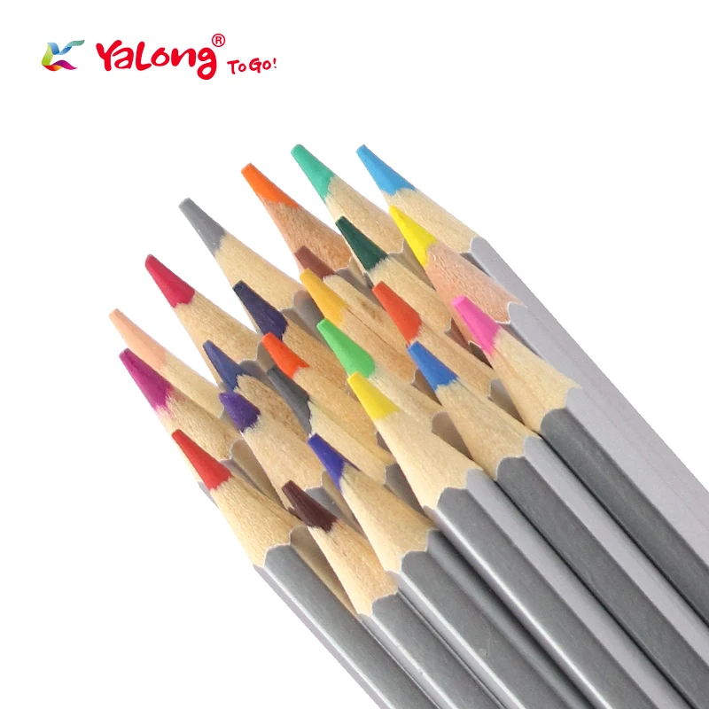 
Luxury design 12/18/24 color pencil soft poplar wooden hexagonal design colored pencil set for student art drawing  (60785981020)