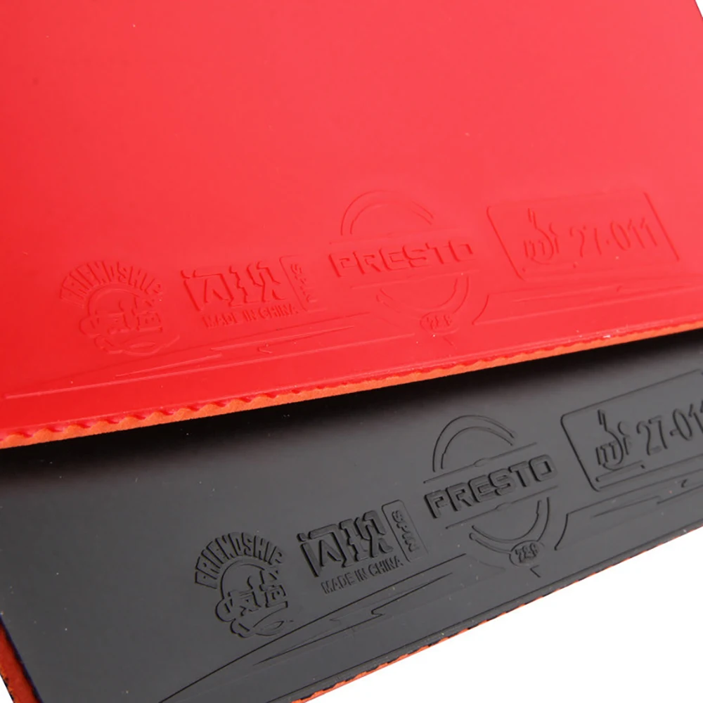 Friendship high quality ittf table tennis rubber 729 table tennis rubber professional table tennis racket rubber presto max spin