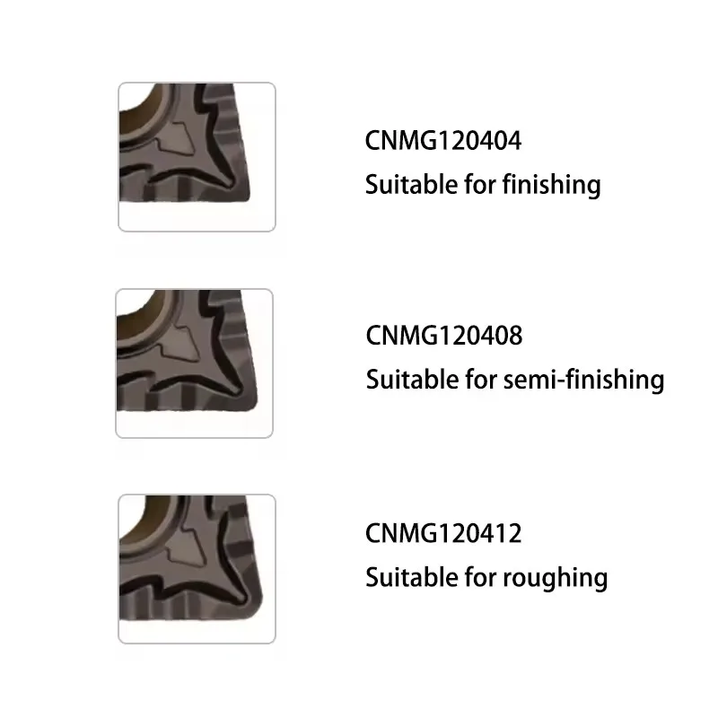Hot Sale CNC Cutting Tools Factory Price Tungsten Carbide Inserts YBC-251 Cemented Carbide Tips & Plates Model CNMG120404