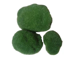 China Supplying Plant Artificial Moss Ball Stone Home Garden Decorative Grass Ball
