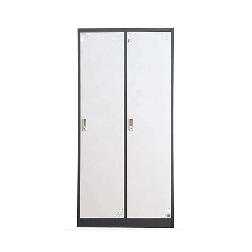 Стальная офисная мебель двухуровневые шкафчики с 2 дверями уникальный шкафчик униформы