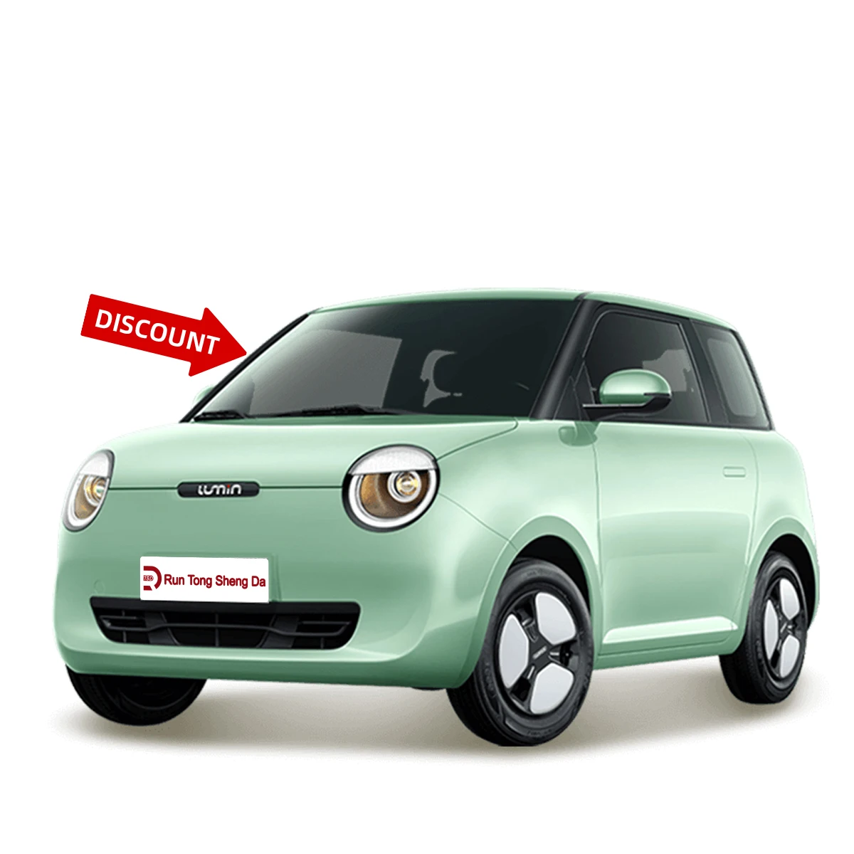 2023 Новый ChangAn LUMIN Changan высококачественный 4-местный мини-ЭВ-седан Гибридный 205 км дальность действия 17 65 кВтч аккумулятор кукурузный микрокар Электрический
