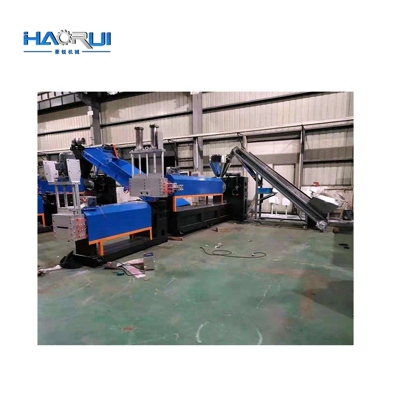 PP PE PET PC PVC plastic flakes Granulator machine Pelletizing machine