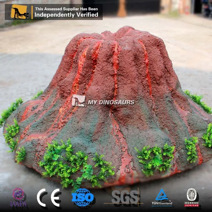 MYDINO Amusement Park Landscape Miniature Version Volcano