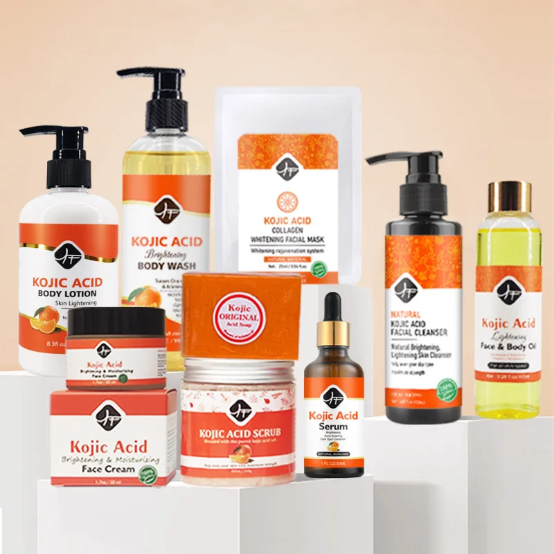 Фирменная натуральная Органическая продукция для ухода за кожей OEM Сыворотка лица против акне набор старения