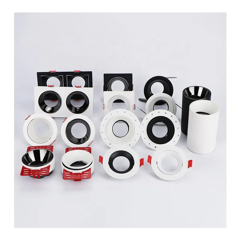 Led mr16 aluminum downlights Light Fixture Gu10 Fire Rate Downlight Einbaustrahler GU10 Rahmen Gu10 Casing